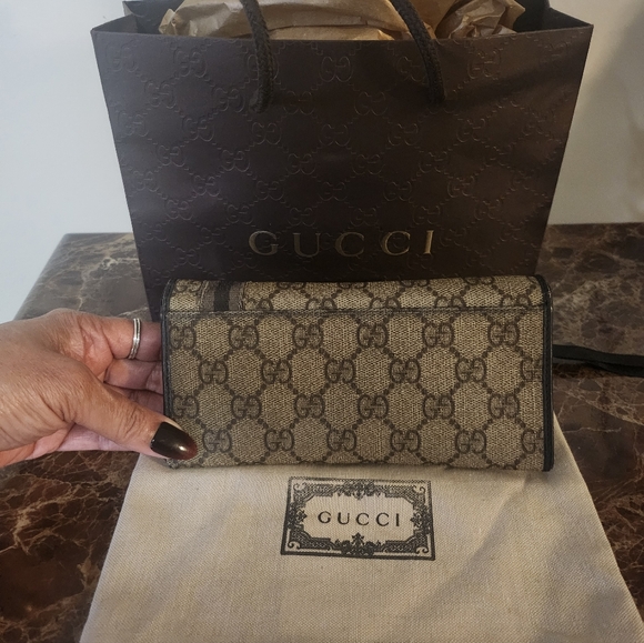 Vintage Gucci Monogram Wallet Bundle GUC - Picture 4 of 16